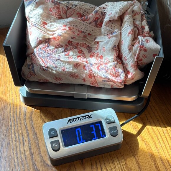 Zac Rachel Milkmaid Top Medium Floral Square Neck Lace Boho Coquette NWT 18691 - Picture 9 of 9